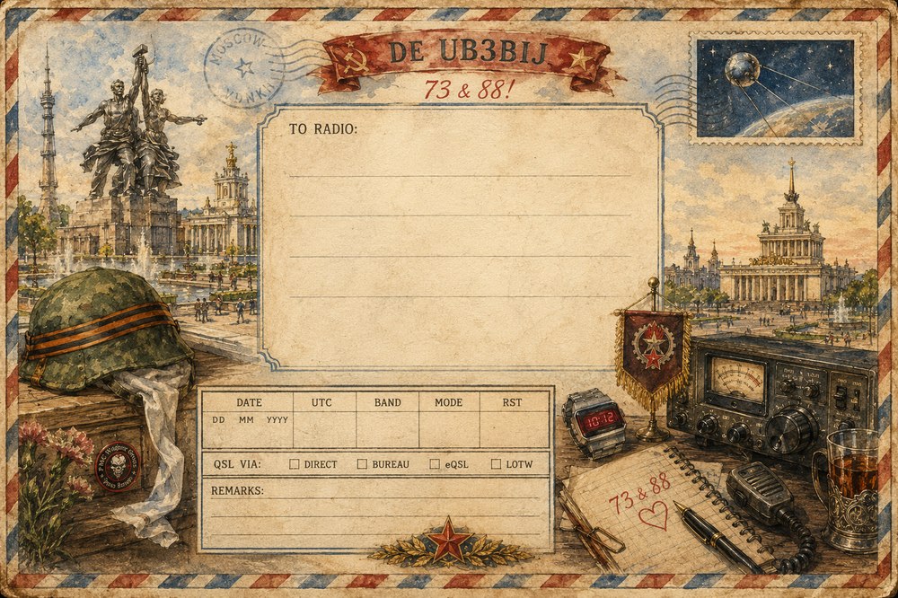 Station QSL design · No. 2